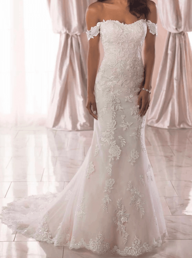 Robe moderne Chérie Ivoire Régulier Long Bustier Nouveau (non altéré) Naturel Taille inconnue